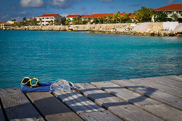 A view of Sand Dollar from the dock