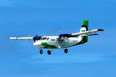 Divi Divi Air's Islander planes provide service between Curacao and Bonaire.